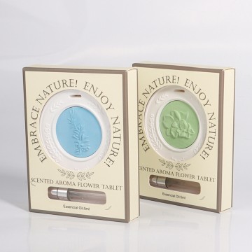 Ceramic tablets aroma diffuser scented plaster tablet essential oil diffuser