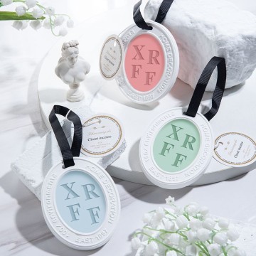 Ceramic wax tablet car aromatherapy hanging wardrobe