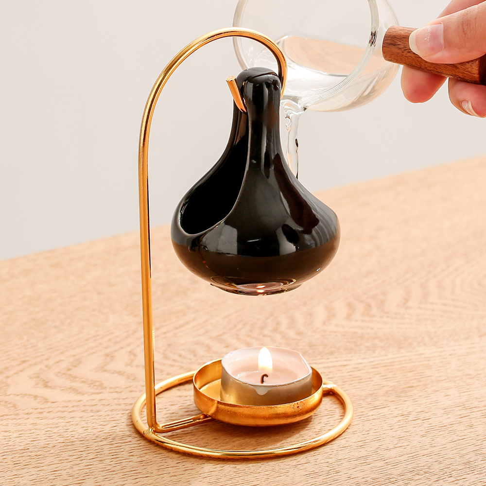 Black Hanging Stove Creative Aromatreatment Oil Lamp Heating Lamps Household (7).jpg