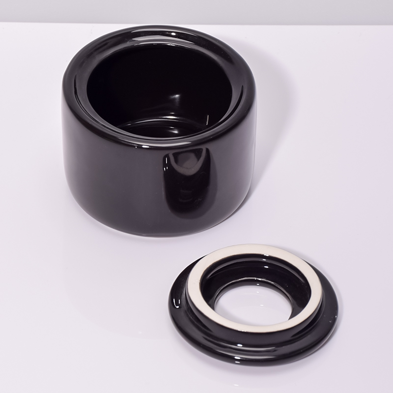 Ceramic jar Reed diffuser jar can hold candle essential oil (6).jpg