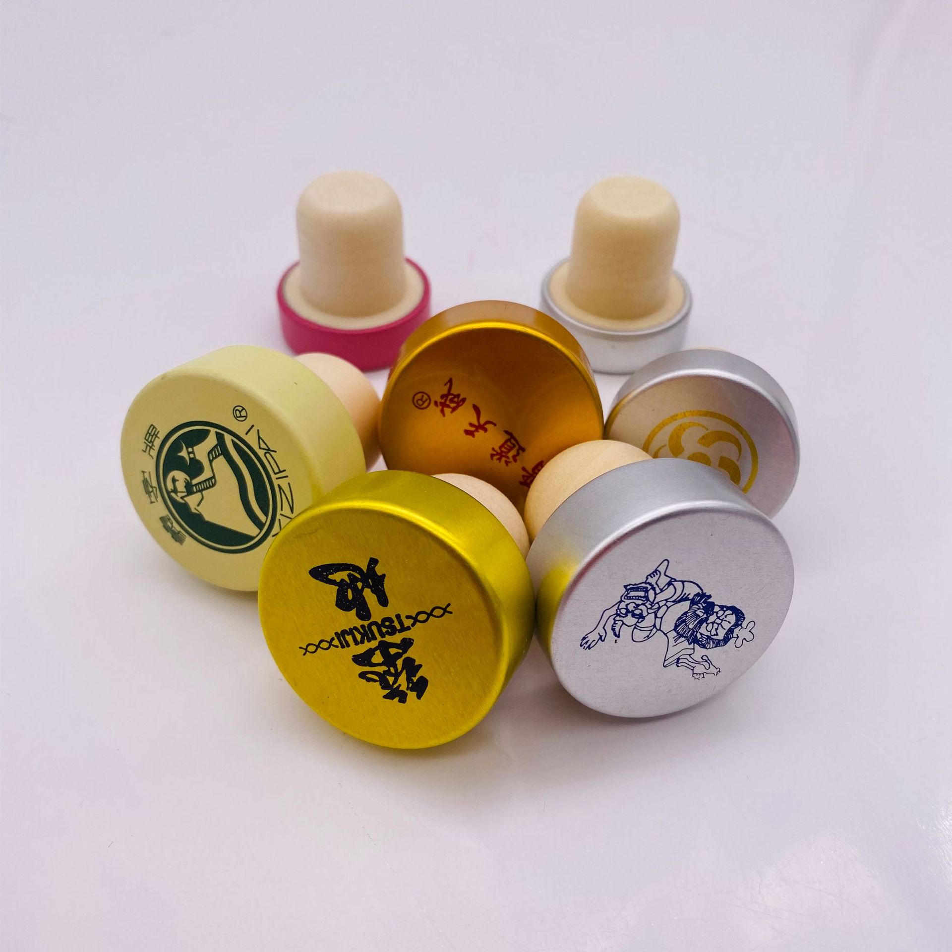Aromatherapy bottle stopper Wine bottle cork T-type wine bottle stopper (4)