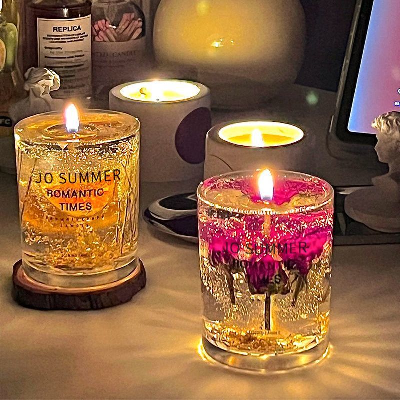 Scented candle Jelly wax True Flower Premium Sleep Bedroom lasting (6).jpg