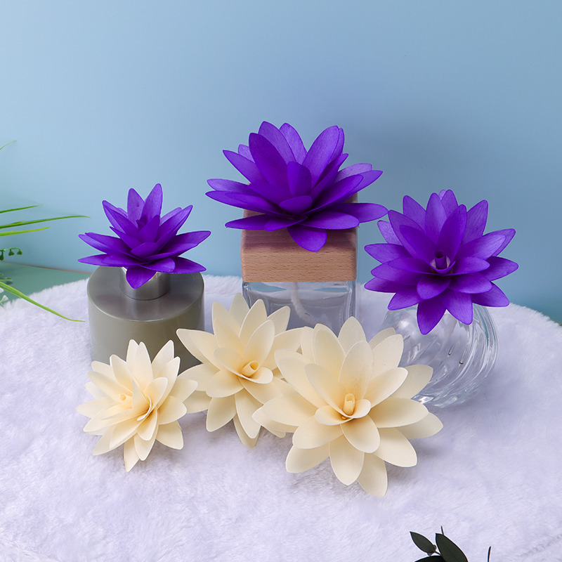 wood  flower custom color size home decoration diffuser flower (4).jpg