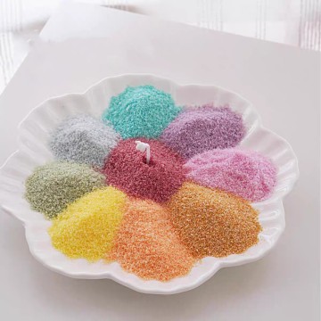 color sand wax particle wax pearl Handmade DIY material raw
