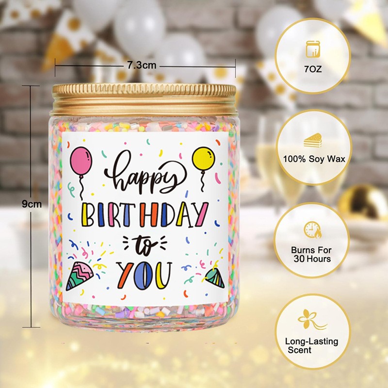 Scented Candle White Glass Smokeless Handmade Soy Wax Scented (4).jpg