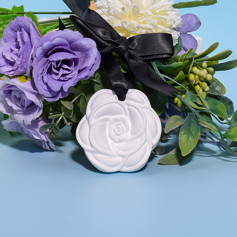 Ceramic Scented Stone Camellia flower Plaster Aroma Fragrance Diffuser Stone (6).jpg